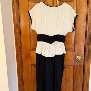 Vintage Black & White Cocktail Dress by Pacino